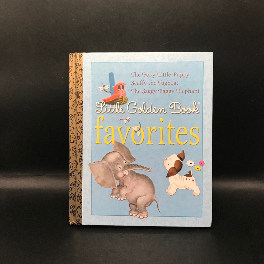 Little Golden Book‎ Favorites 2007 Hardcover Poky Little Puppy Scuffy Elephant